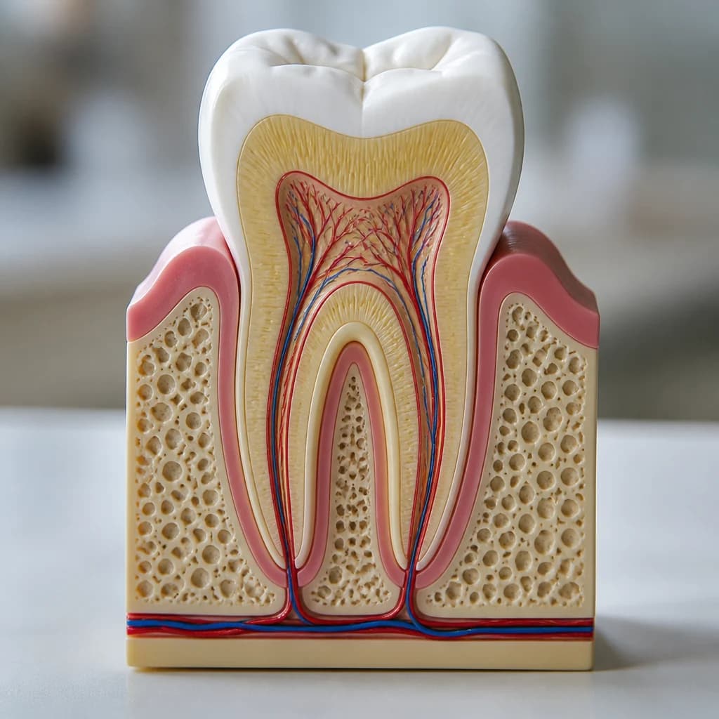 Infographie dentaire — Anatomie de la dent — Cabinet Dr Laura Bernal, Albertville